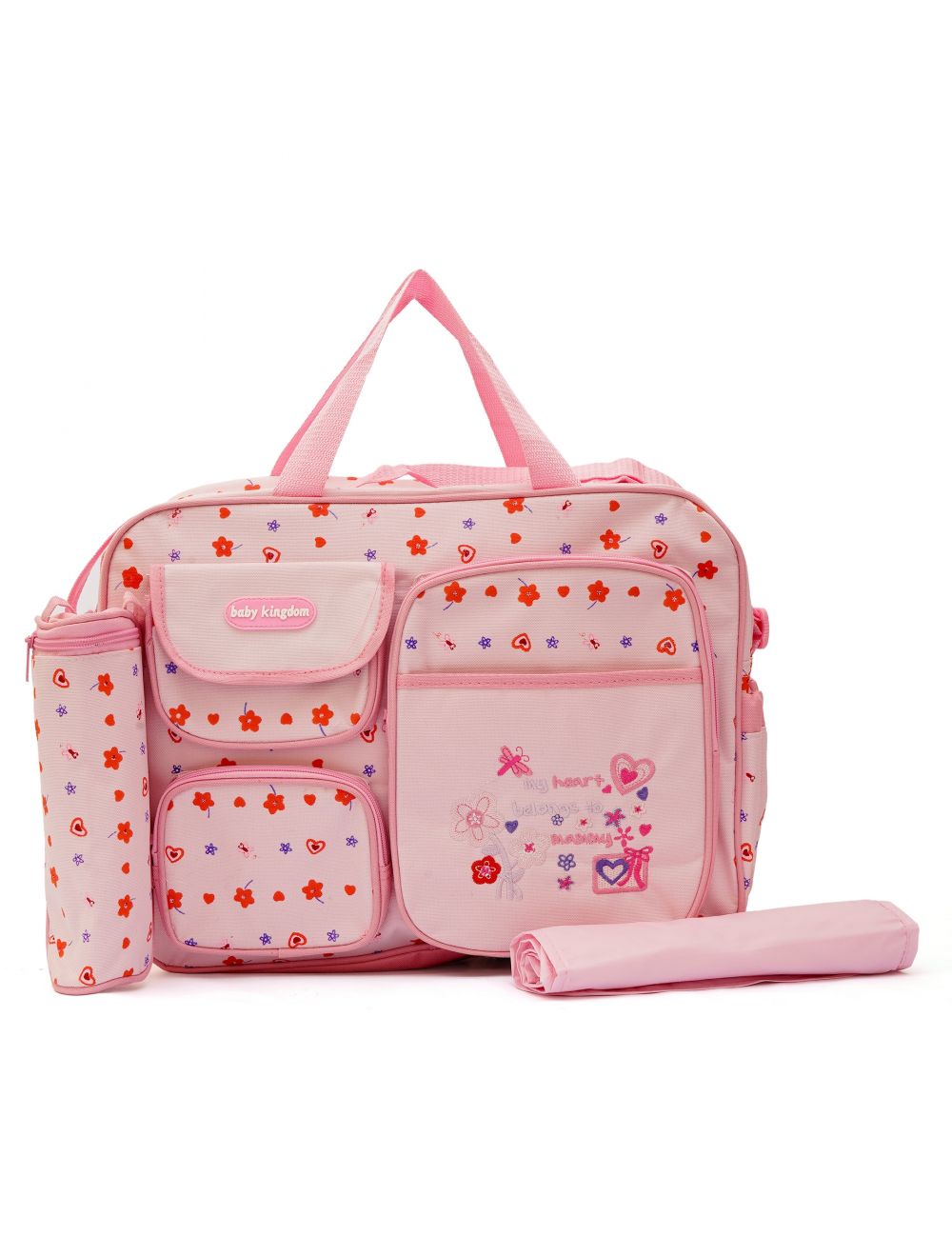 Little Sparks Diaper Bag Baby Kingdom Pink